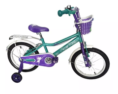 Bicicleta Gw Fairy Rin 16 Niñas Con Auxiliares Canasta