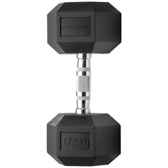 Mancuerna Encauchetada 17.5 kg