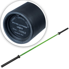 BARRA OLIMPICA CROSS FIT CERAKOTE HOMBRE 20 KG COLOR VERDE