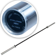 BARRA OLIMPICA CROSS FIT CROMADA HOMBRE 20 KG