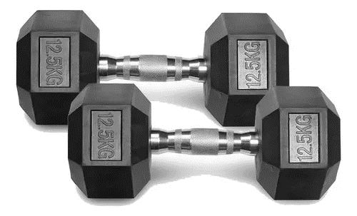 Mancuerna Encauchetada 12.5 kg