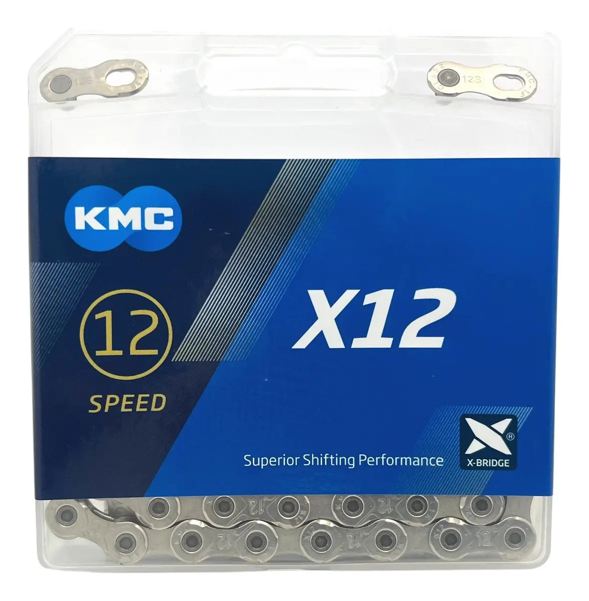 Cadenilla Kmc 1/2 *11/128 126l X12 Silver 12 Velocidades Gris