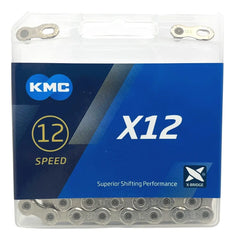 Cadenilla Kmc 1/2 *11/128 126l X12 Silver 12 Velocidades Gris