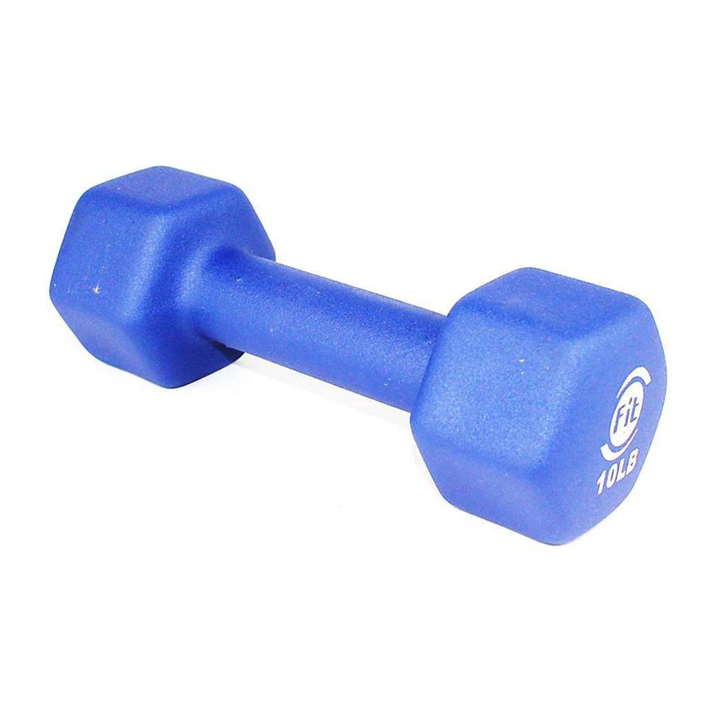 Mancuerna Hexagonal en Neopreno 10LB