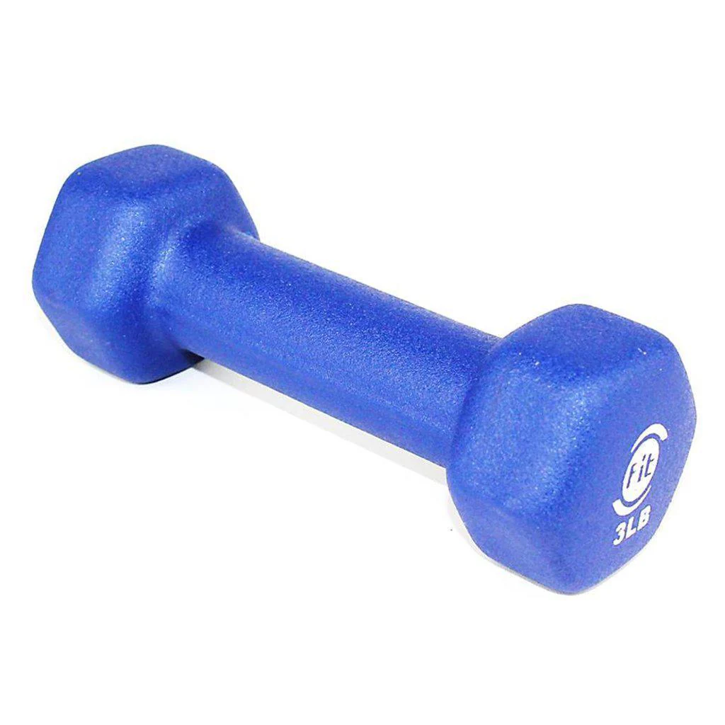 Mancuerna Hexagonal en Neopreno 3LB