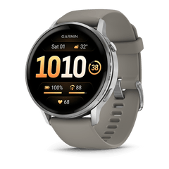 Garmin Venu 4 Venu 4 - 45mm Silver - Correa de Silicona Color Gris Plata