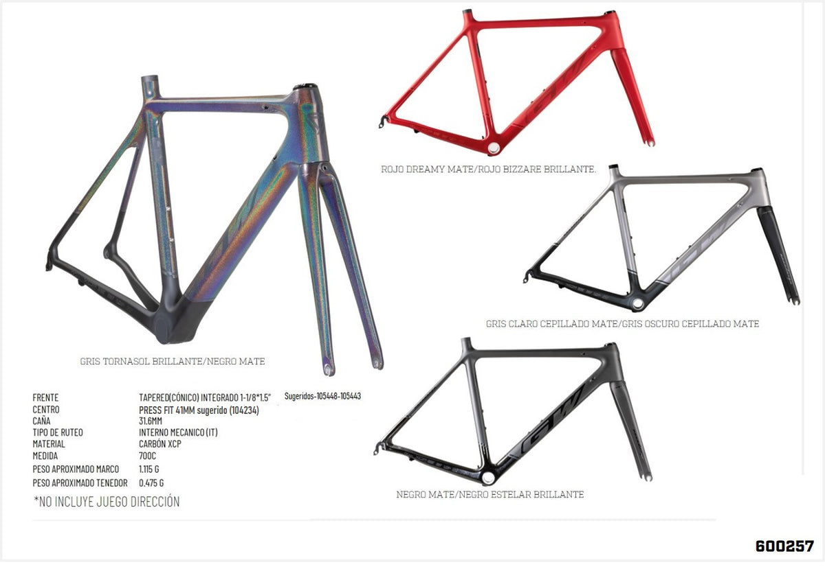MARCO GW RUTA 700C COVADONGA CARBONO- herradura