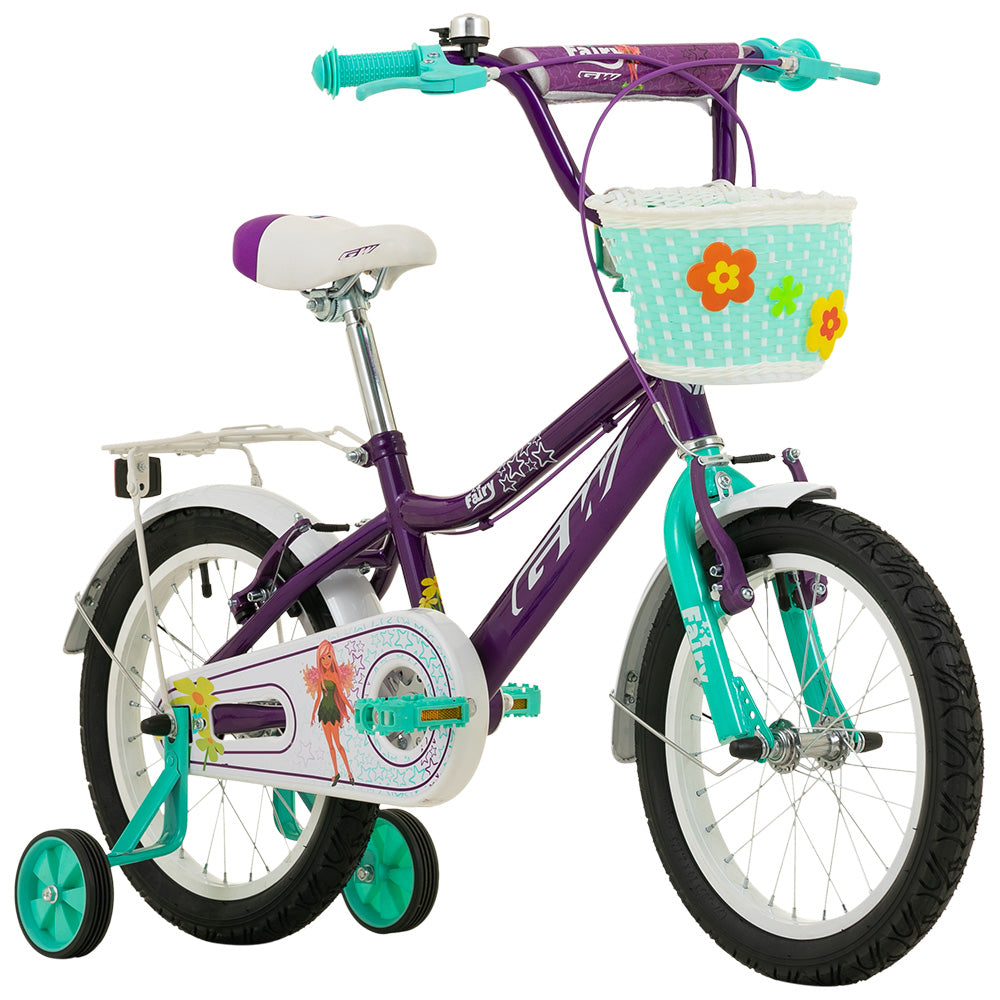 Bicicleta Gw Fairy Rin 16 Niñas Con Auxiliares Canasta